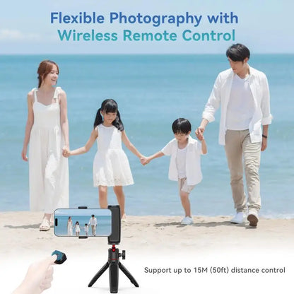 MA35 Phone Selfie Booster Handle Grip Bluetooth Photo Stabilizer Holder with Magsafe Shutter Release Iphone Mobile Stand