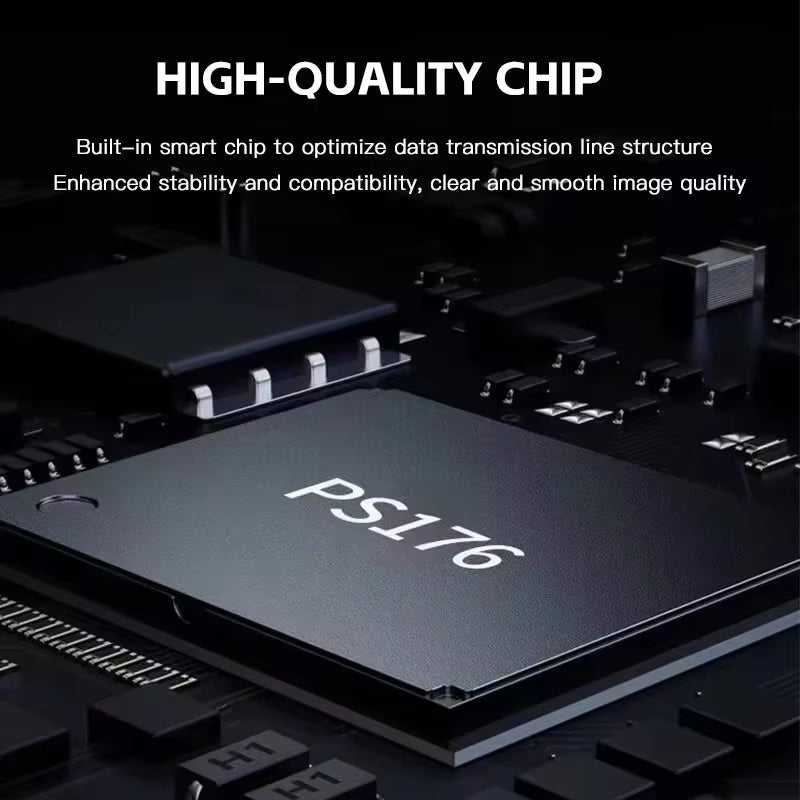 TYPE C to Hdmi-Compatible 4K Adapter USB C USB3.1 Male to HDTV Female Converter Cable for Laptop Tablet TV Macbook